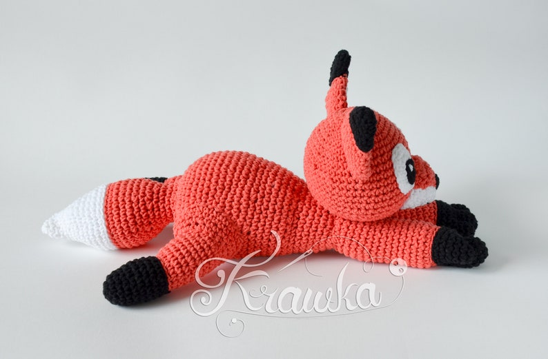 Crochet PATTERN No 1911 Friendly Fox pattern by Krawka image 6