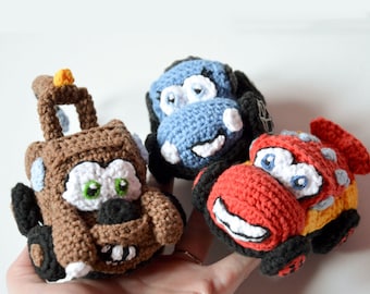 3 Cars Crochet PATTERNs in 1