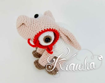 Crochet Pattern English (PDF) Alien Sheep Monster by Krawka | Horror Amigurumi Plush (Download)