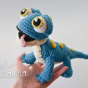 Crochet PATTERN No 2004 Salamander by Krawka