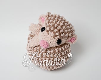 Crochet Pattern English (PDF)Armadillo by Krawka | Amigurumi Animal, Plushie Tutorial (Download)