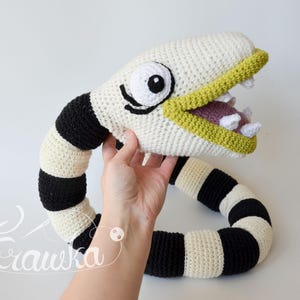 Crochet Pattern English (PDF) Nightmare the Snake by Krawka | Monster Amigurumi  Halloween Creepy Tutorial