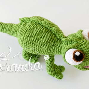 Crochet PATTERN No 2106 Chameleon crochet pattern by Krawka image 3