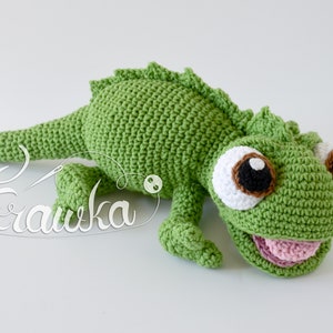 Crochet PATTERN No 2106 Chameleon crochet pattern by Krawka image 6