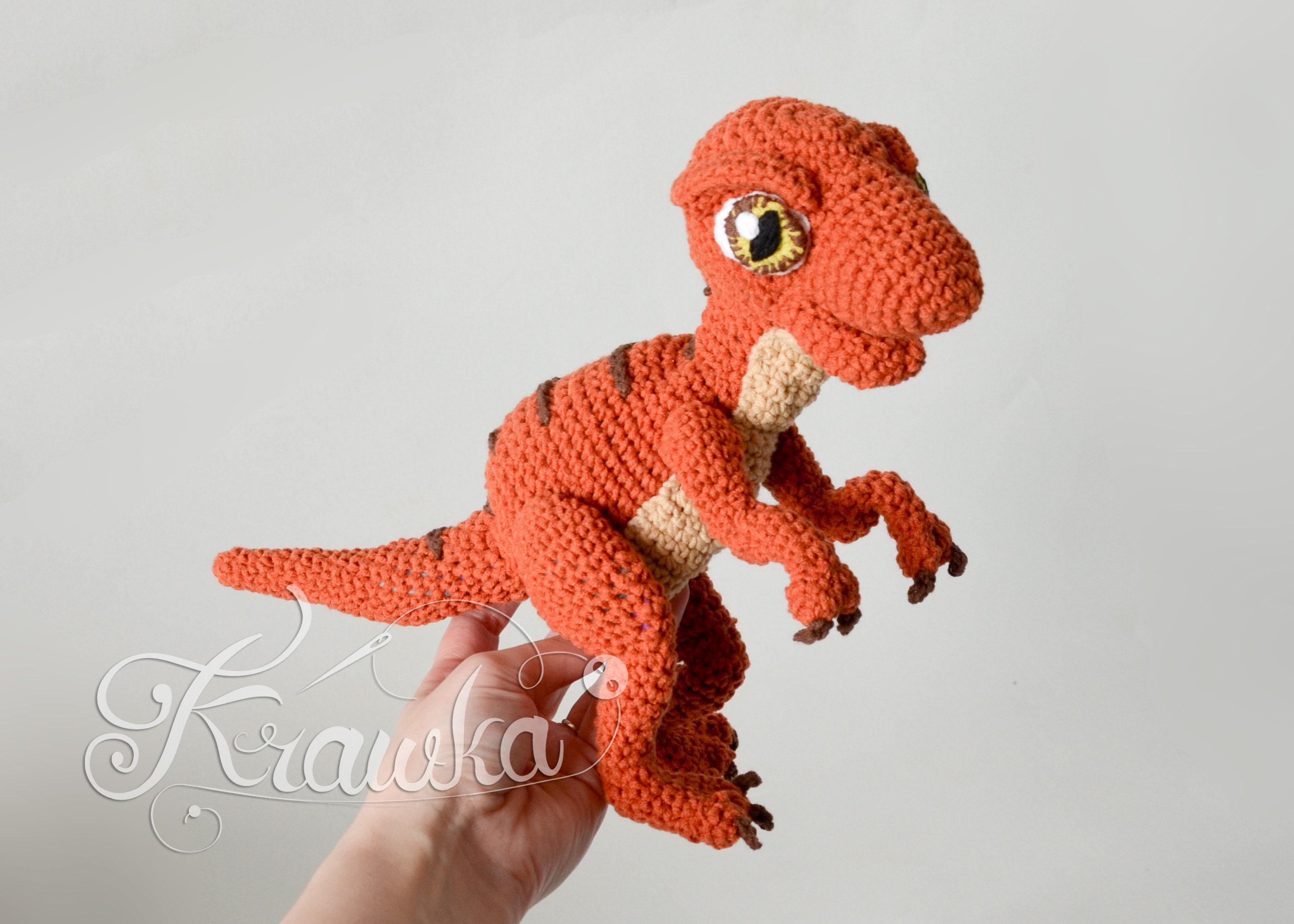 Crochet PATTERN No 1909 Baby Raptor Realistic Dinosaur Pattern - Etsy ...