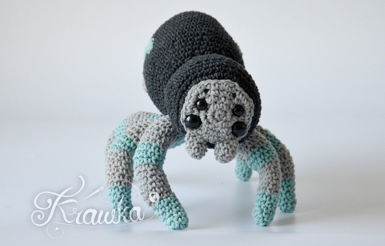 Crochet PATTERN No 1917 Tarantulina the cutest Spider ever pattern by Krawka image 6