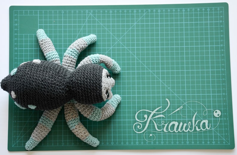 Crochet PATTERN No 1917 Tarantulina the cutest Spider ever pattern by Krawka image 10