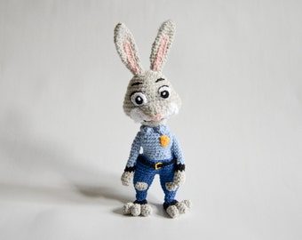 Crochet PATTERN - Judy the bunny by Krawka