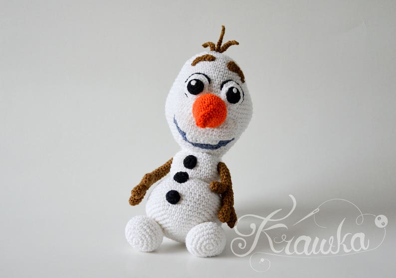 Crochet PATTERN No 1733 Frozen Snowman pattern by Krawka, image 3