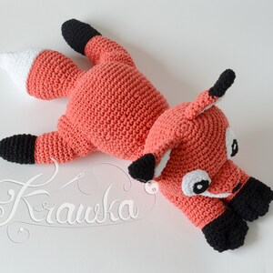 Crochet PATTERN No 1911 Friendly Fox pattern by Krawka image 3