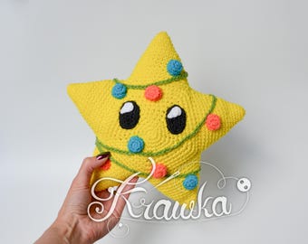 Krawka Crochet Pattern Christmas Star English (PDF)Download | Holiday Amigurumi Toy