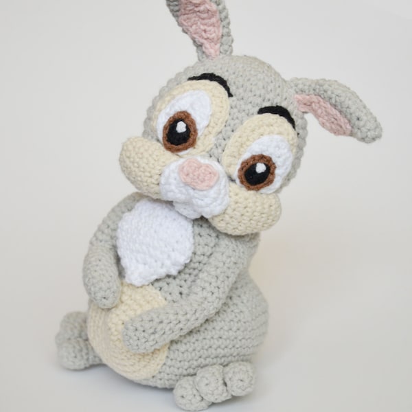 Crochet PATTERN No 1612 - Easter Thumper rabbit by Krawka