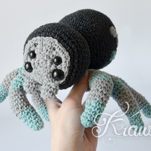 Crochet PATTERN No 1917 Tarantulina the cutest Spider ever pattern by Krawka image 4