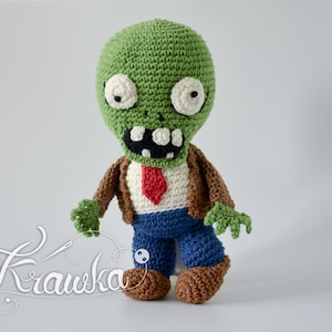 Crochet PATTERN No 2203 Zombie crochet pattern by Krawka image 1