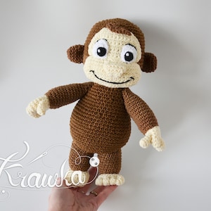 Crochet PATTERN No 2205 Monkey crochet pattern by Krawka