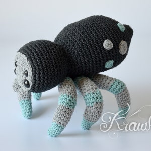 Crochet PATTERN No 1917 Tarantulina the cutest Spider ever pattern by Krawka image 3