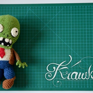 Crochet PATTERN No 2203 Zombie crochet pattern by Krawka image 8