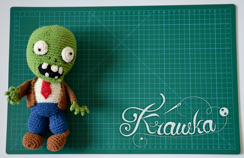 Crochet PATTERN No 2203 Zombie crochet pattern by Krawka image 8