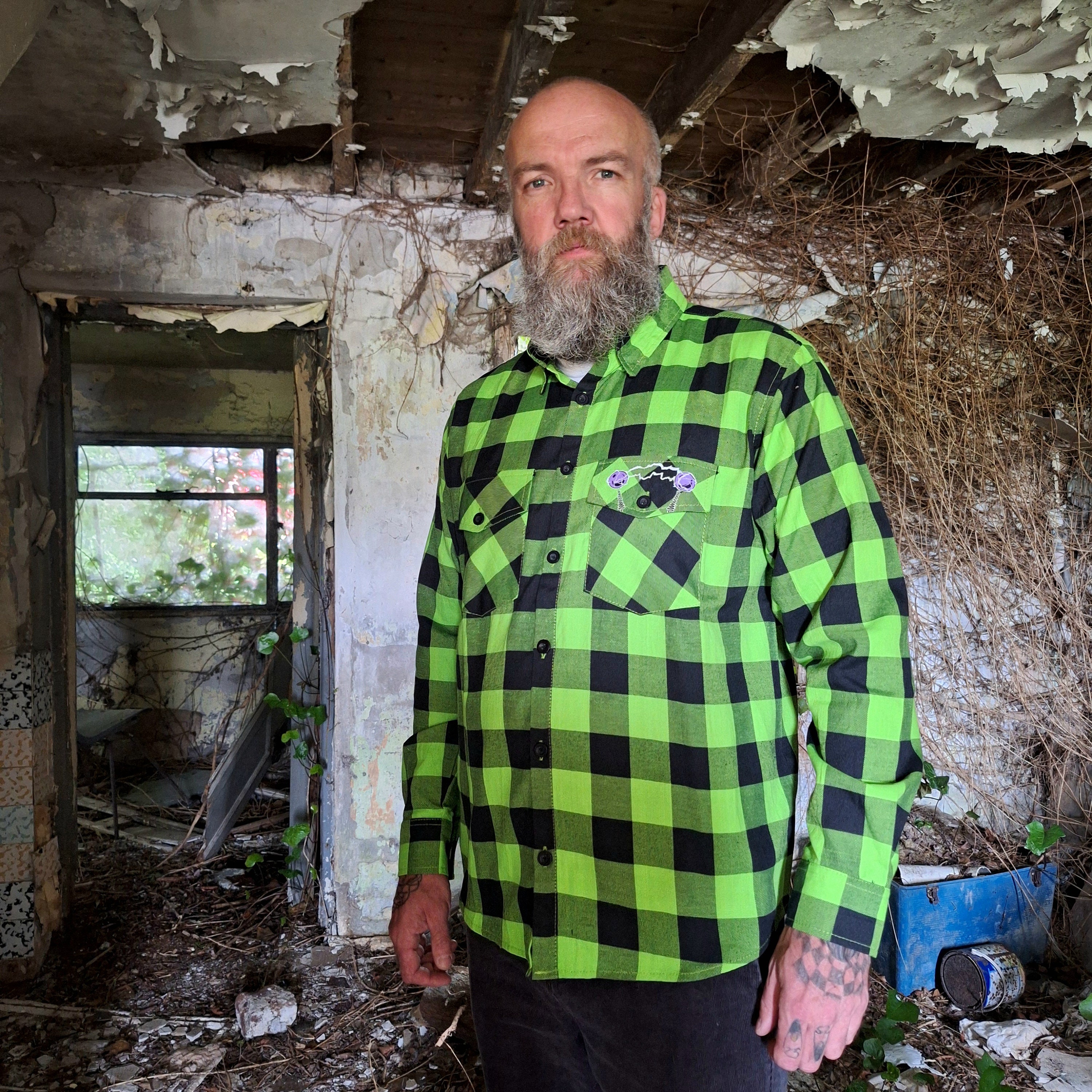 Green Flannel Shirts UK