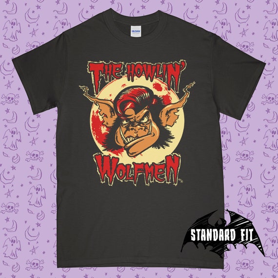 Howlin' Wolfmen T Shirt Halloween Wolfman Werewolf Wolf | Etsy