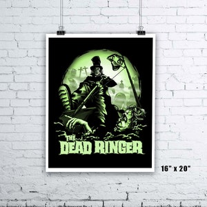Dead Ringer Halloween Giclee Fine Art Print - 16