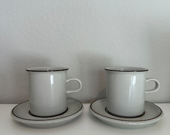 Arabia Finland Uhtua 4 Person Dinner Set Inkeri Leivo - Etsy