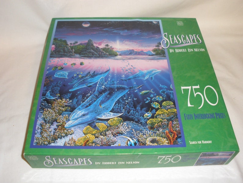 Seascapes Puzzle by Robert Lyn Nelson 750 pieces Search for Harmony NIB Sealed