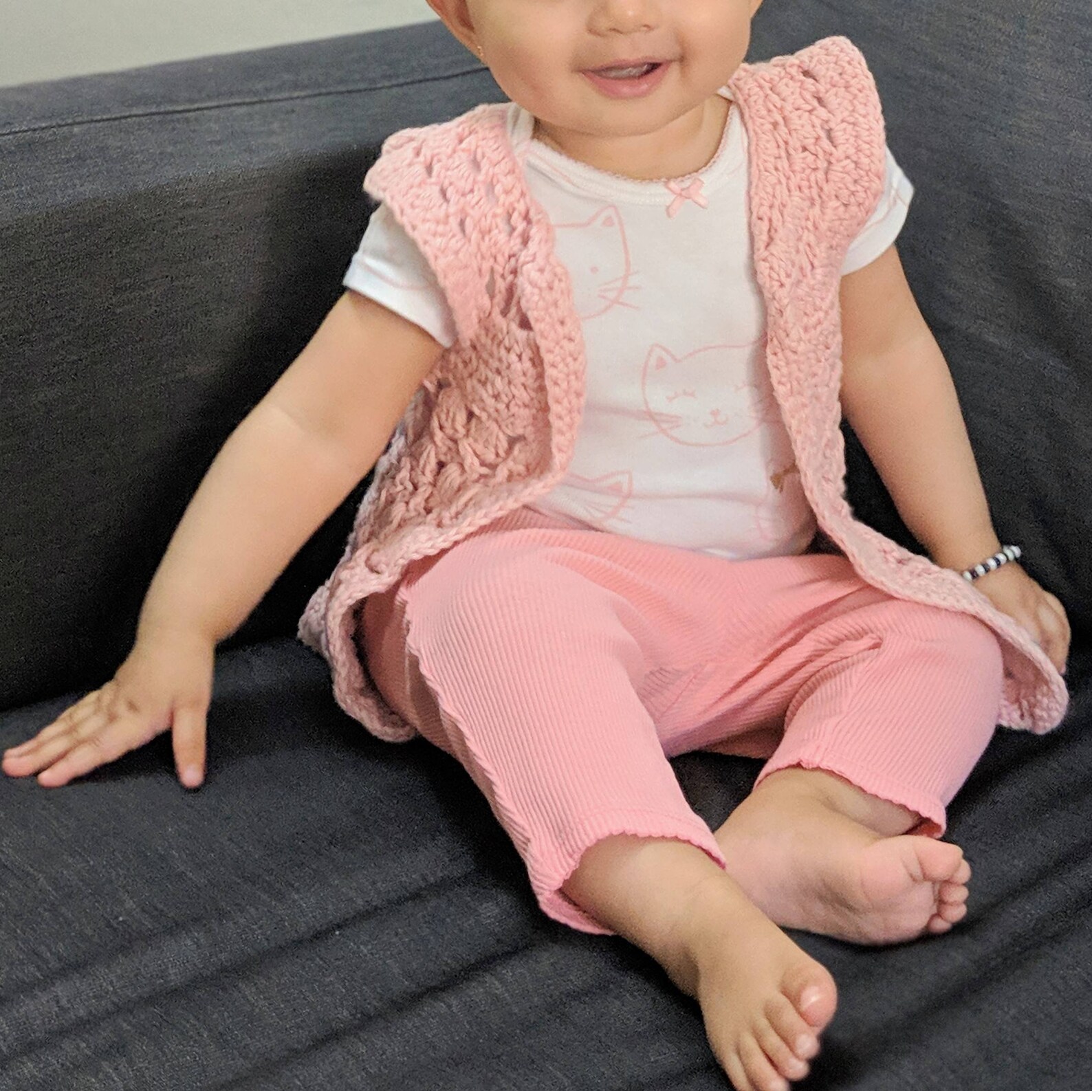 Anya Vest Crochet Pattern Baby Vest Crochet Pattern Baby Etsy