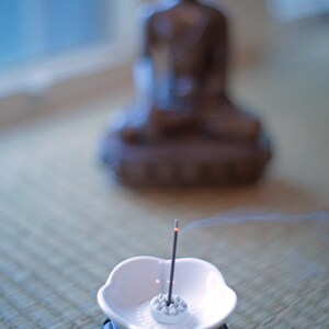 White Plum Blossom Incense Burner