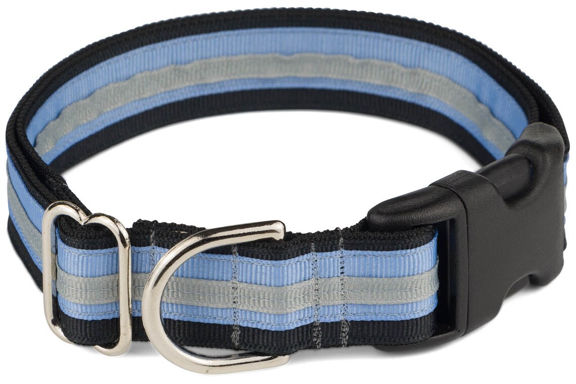 Blue Dog Collar Designer Dog Collar Custom Dog Collar Puppy Etsy