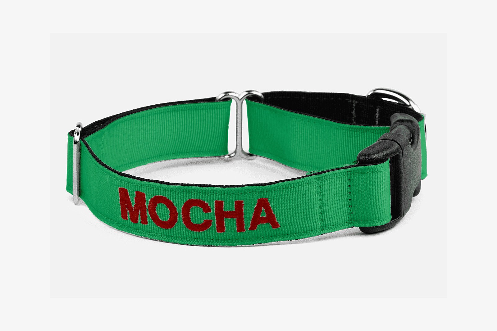 Embroidered Martingale, Personalize Collar, Training Collar, Quick Release Collar, Comfortable Dog Collar, Unique Custom Collar, Emerald