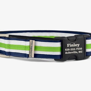 Martingale Dog Collars, Personalized, Martingale Buckle Collar, No Slip Dog Collar, Quick Release Buckle, Comfortable Collar, Finley