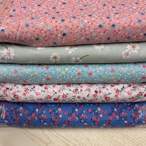 Blumen Polycotton Stoffe Handwerk Stoffe, schneidern