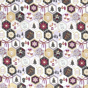 Sweet Christmas, Mint, From Stitch It Fabrics, Cotton Fabric