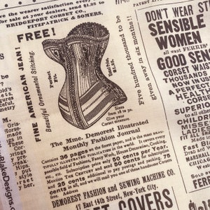 Corsets and Sewing Themed Quilting Cotton Fabrics, J Wecker Frisch, Riley Blake