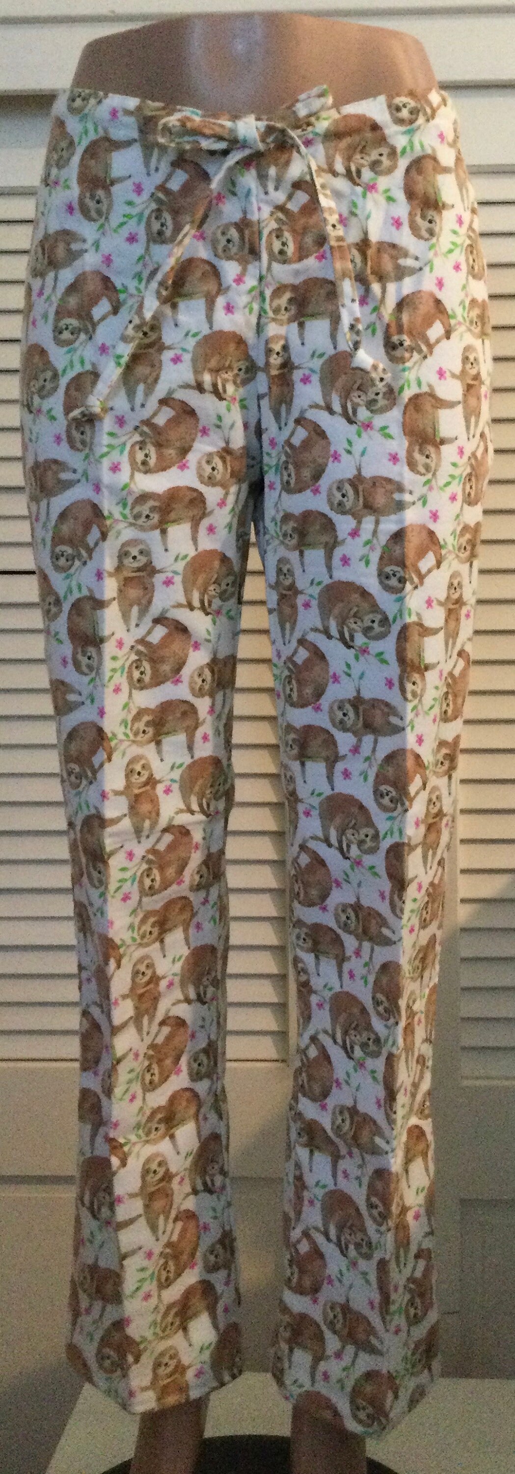chanel fuzzy pajama pants