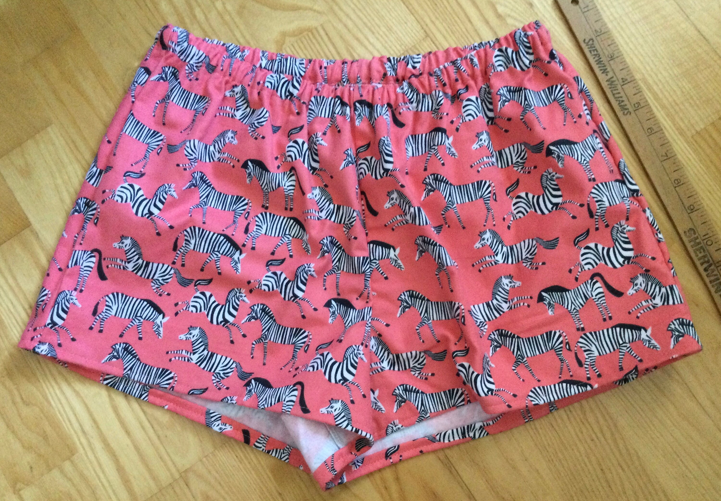 Zebra Print Shorts 