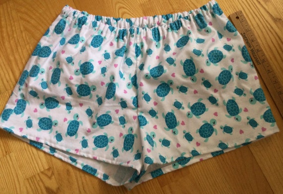 Background Flannel Sleep Shorts - Etsy 