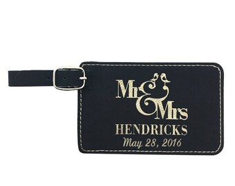 husband and wife luggage tags