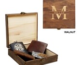 Groomsmen Gift Box, Personalized Cigar Box, Wooden Cigar Box, Groomsmen Gift Set, Wood Gift Box, Groomsman Gift Box