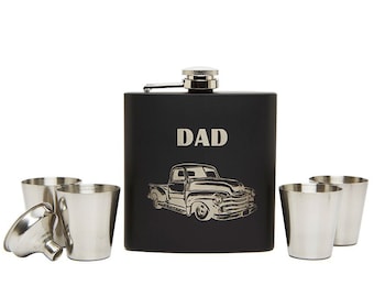 Groomsmen Flask, Engraved Flask, Custom Flask, Monogram Flask, Gift for Groomsmen, Best Man Gift, Boyfriend Gift