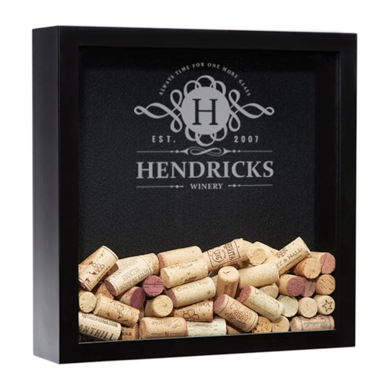 Wine Cork Holder Wine Cork Shadow Box Wine Shadow Box Wine Etsy