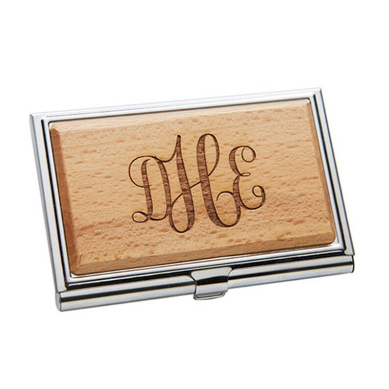 Business Card Case Office Gift Corporate Gift Custom Business Card Personalized Business Card Holder Wedding Favor Engraved Gift