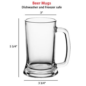 Dad Beer Mug, Fathers Day Gift, Christmas Gift, Husband Gift, Gift For Dad, Engraved Beer Mug image 4