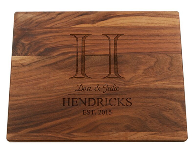 Personalized Cutting Board, Engraved Cutting Board, Wedding Gift, Custom Cutting Board, Anniversary Gift image 1