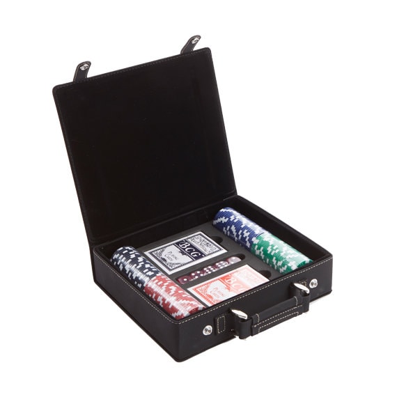 Custom Poker Set Engraved Poker Case Personalized Poker Etsy