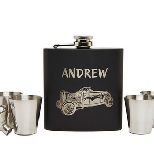 Personalized Flask, Boyfriend Gift, Groomsmen Flask, Hip Flask, Engraved Flask, Gift for Groomsmen, Christmas Gift
