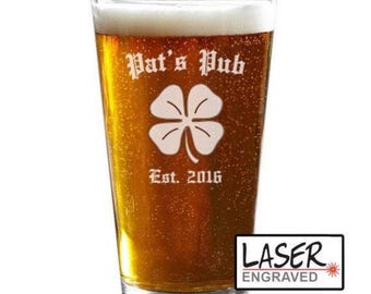 Personalized Pint Glasses, Pint Glass, Engraved Beer Glass, Custom Pint Glasses, Beer Gifts, Pub Glass