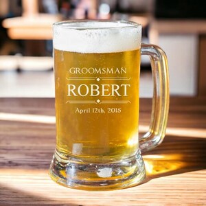 best man beer glass