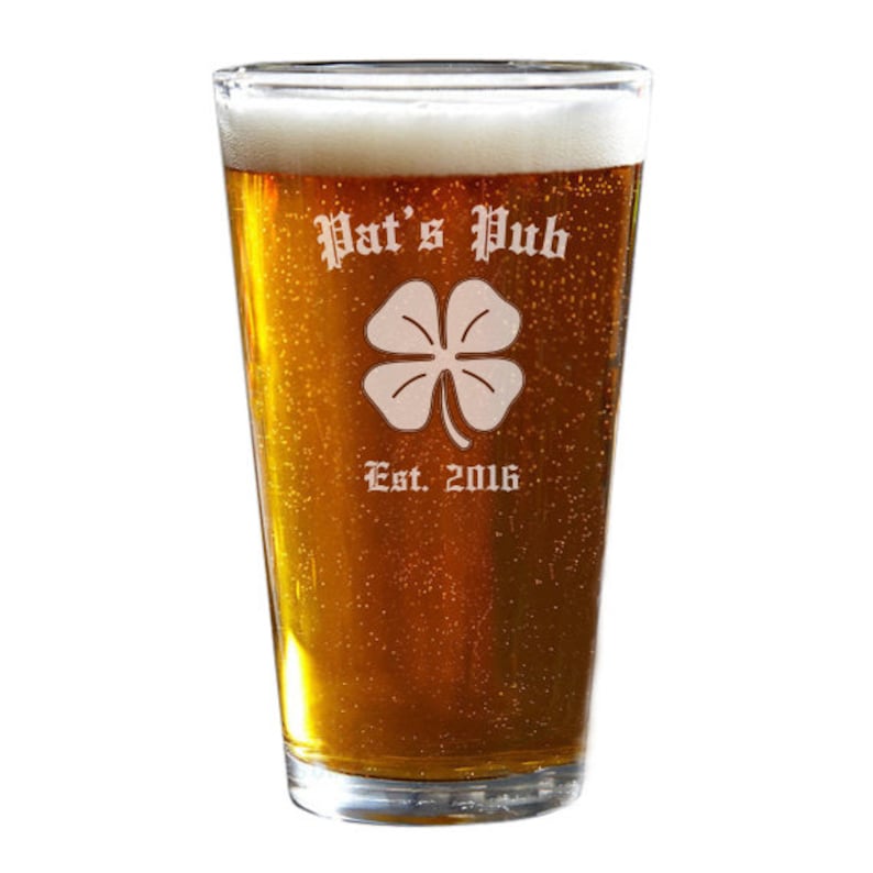 Personalized Pint Glasses Pint Glass Engraved Beer Glass Etsy